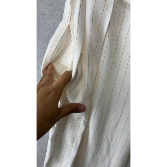 STUDIO NICHOLSON Bora Trousers Pleated Linen Blend Pant Belt Size 2 - Picture 5 of 12